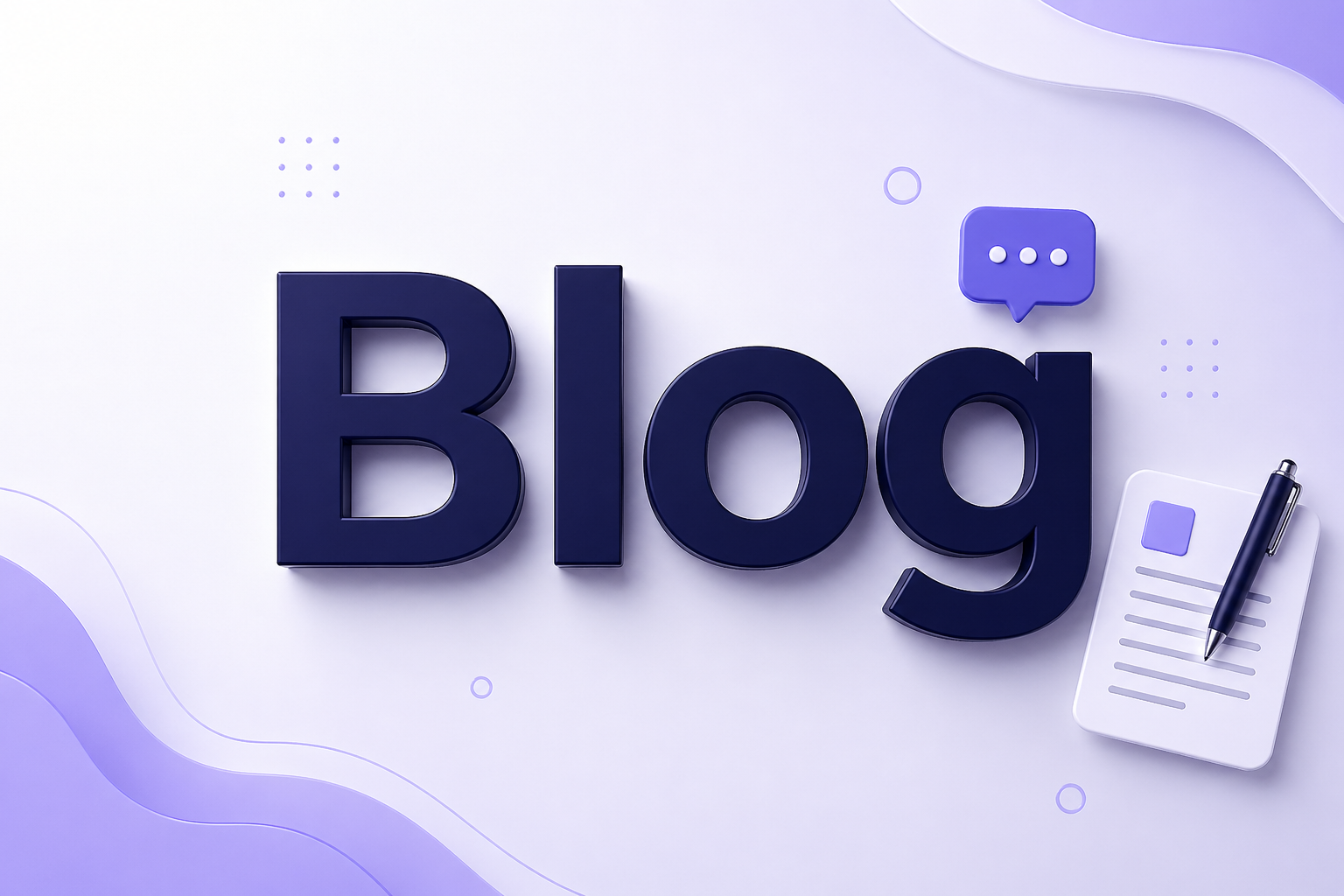 Blog page visual